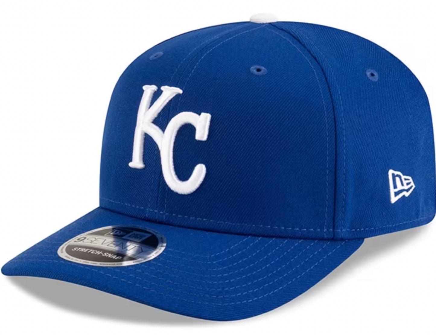 Kansas City Royals Blue New Era Player Replica 9SEVENTY Stretch Snap Adjustable Hat Official Team Hat Sports Fan Cap