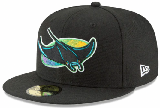 Men's Tampa Bay Devil Rays 1998 Cooperstown Collection Black 59Fifty Fitted Hat Official Team Hat Sports Fan Cap