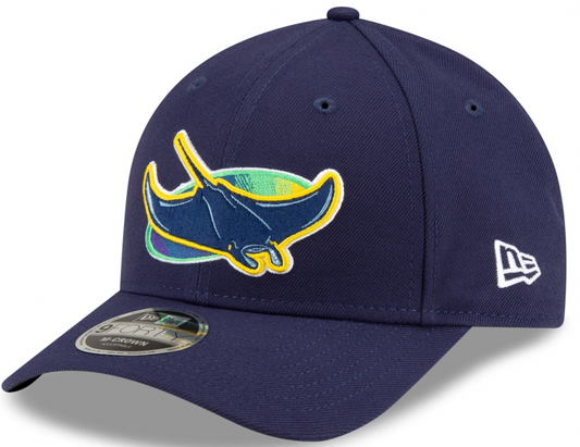 Tampa Bay Rays Alternate Navy New Era Player Replica M-Crown 9FORTY Adjustable Hat Official Team Hat Sports Fan Cap