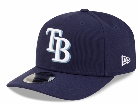 Tampa Bay Rays Navy New Era Player Replica 9SEVENTY Stretch Snap Adjustable Hat Official Team Hat Sports Fan Cap