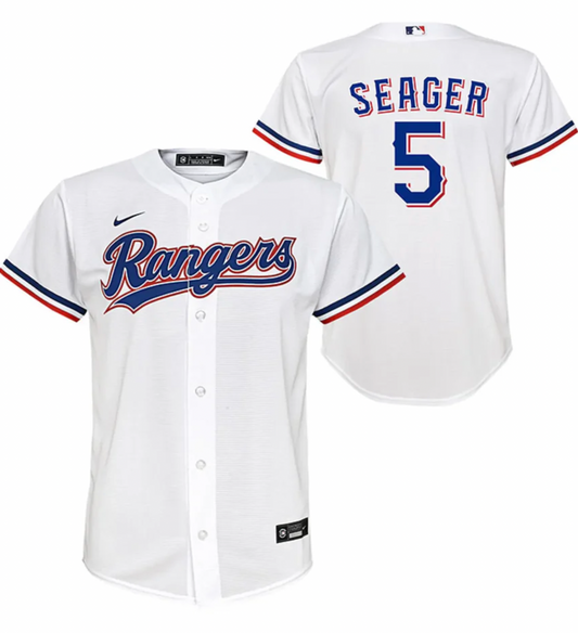 Youth Nike Corey Seager Texas Rangers White Home Replica Jersey Official Team Jersey Sports Fan Apparel
