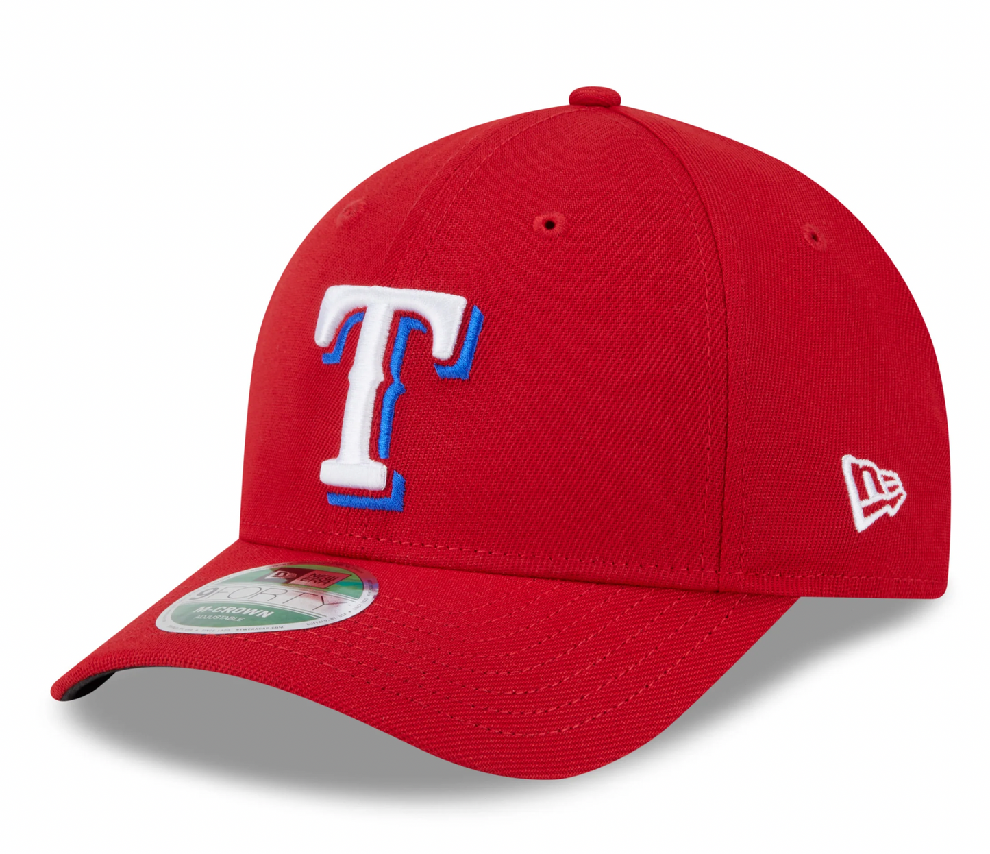 Texas Rangers Red Alternate New Era Player Replica M-Crown 9FORTY Adjustable Hat Official Team Hat Sports Fan Cap