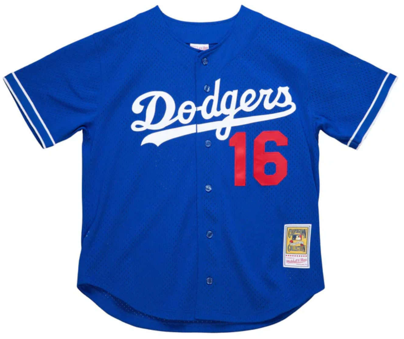 Men's Los Angeles Dodgers Hideo Nomo Mitchell & Ness Royal Cooperstown Collection Mesh Batting Practice Jersey Official Team Jersey Sports Fan Apparel