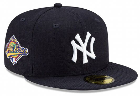 New York Yankees Navy Classic 1996 World Series New Era 59Fifty Fitted Hat Official Team Hat Sports Fan Cap