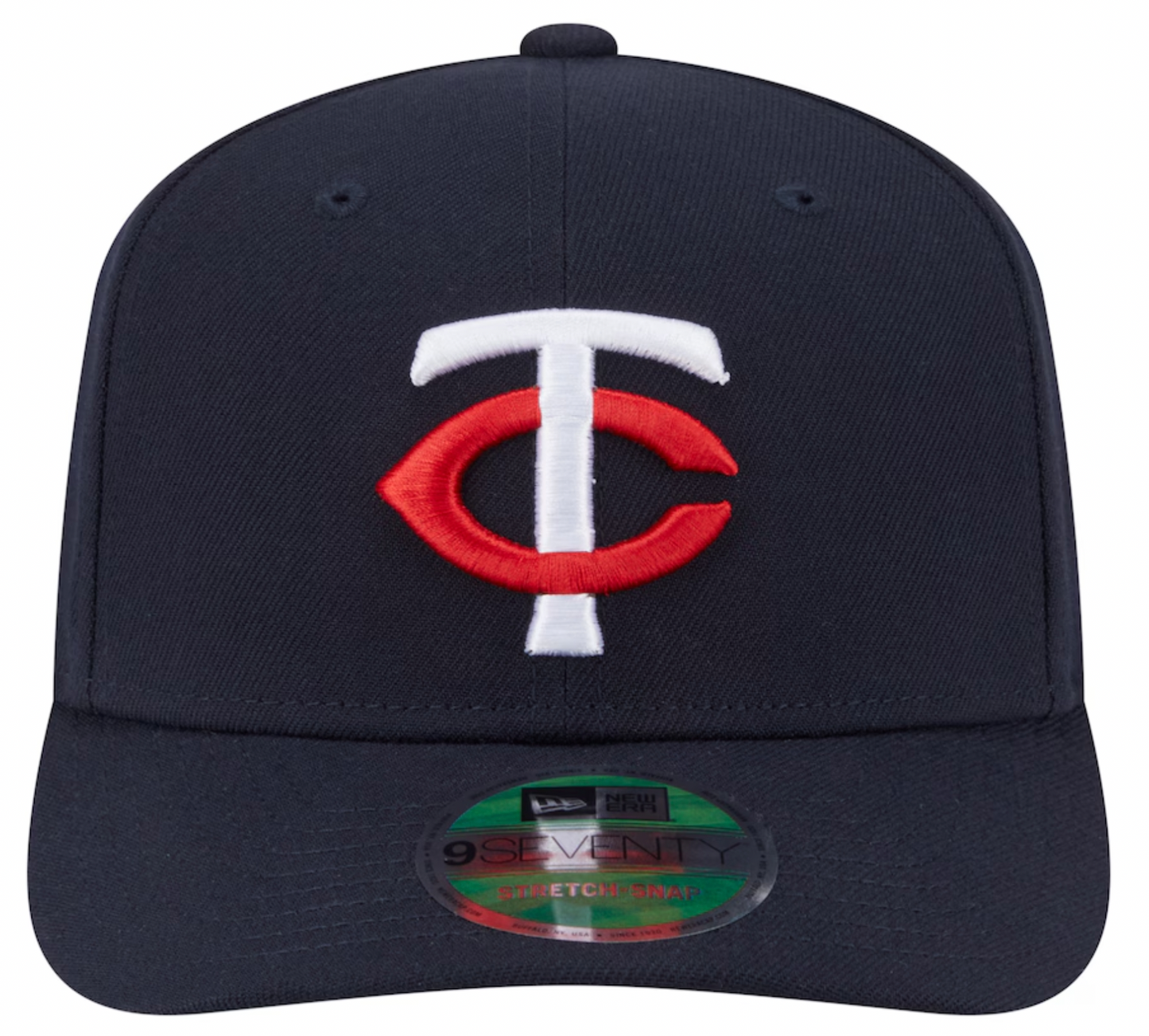 Minnesota Twins Navy New Era Player Replica 9SEVENTY Stretch Snap Adjustable Hat Official Team Hat Sports Fan Cap