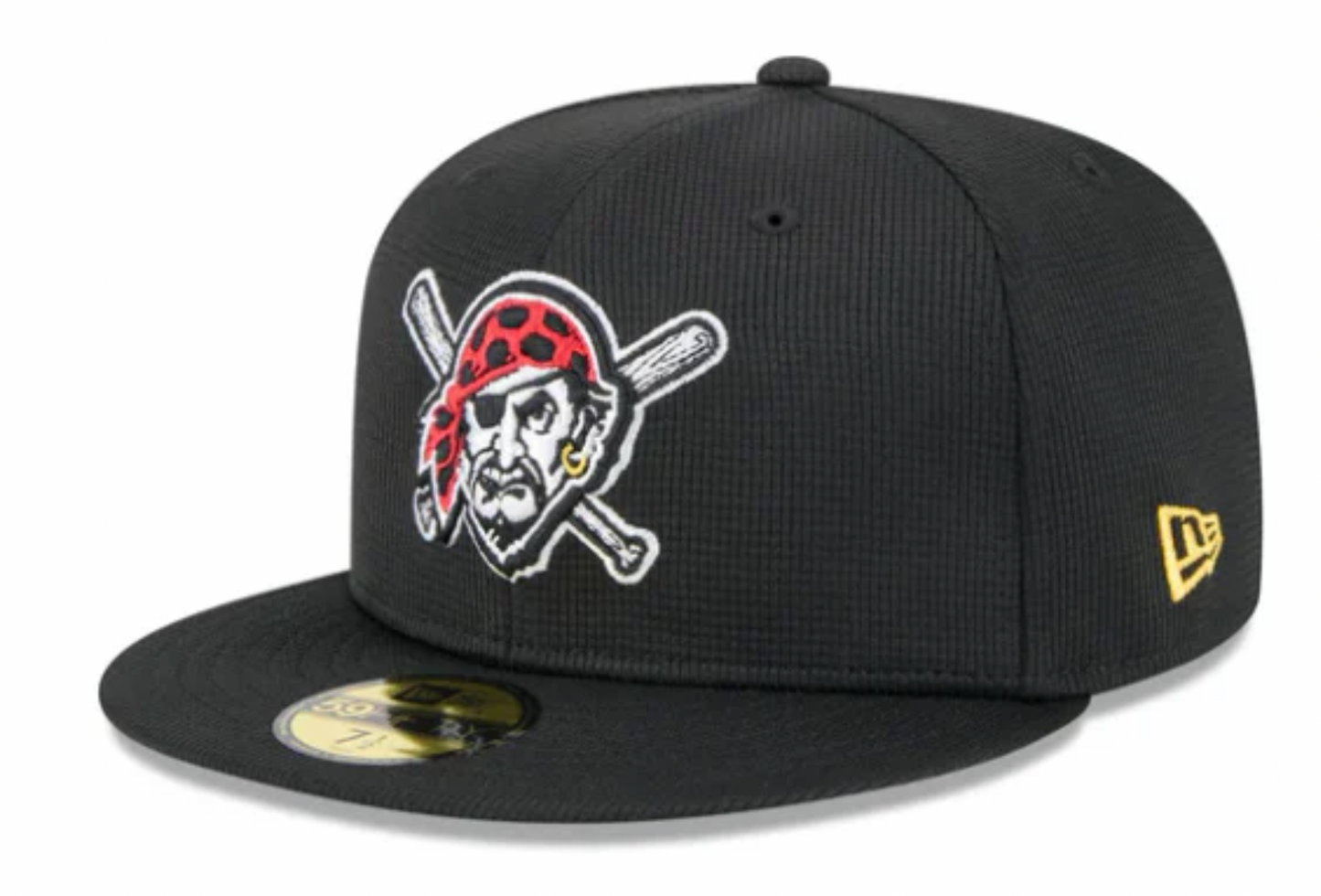 Pittsburgh Pirates New Era Black 2025 Spring Training 59FIFTY Fitted Hat Official Team Hat Sports Fan Cap
