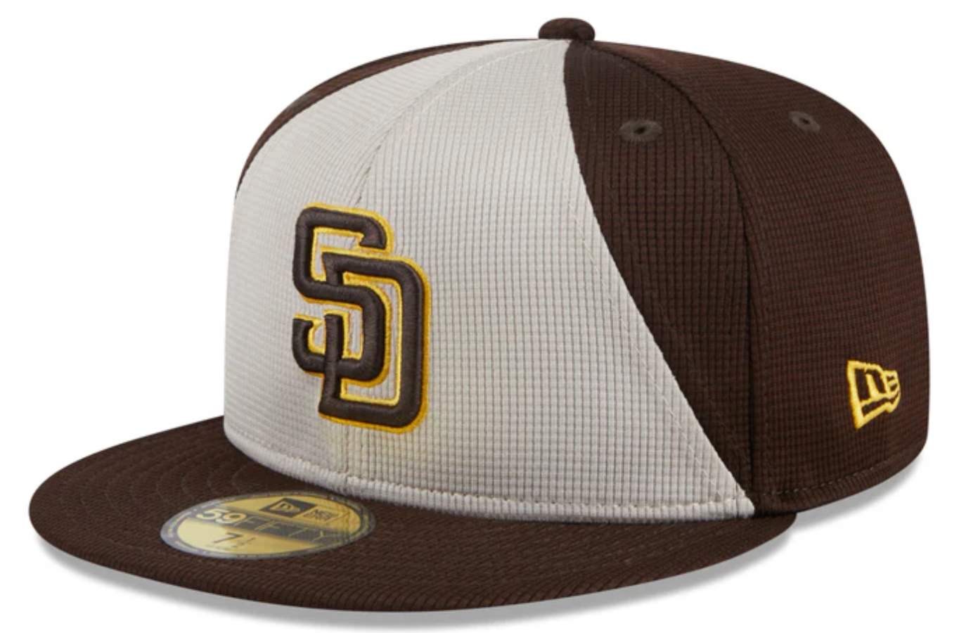 Men's San Diego Padres New Era Brown 2024 Batting Practice 59FIFTY Fitted Hat Official Team Hat Sports Fan Cap