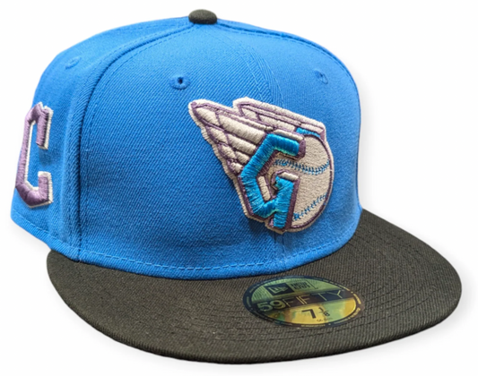 Cleveland Guardians Rock Pack NIN New Era 2 Tone 59FIFTY Fitted Hat Official Team Hat Sports Fan Cap
