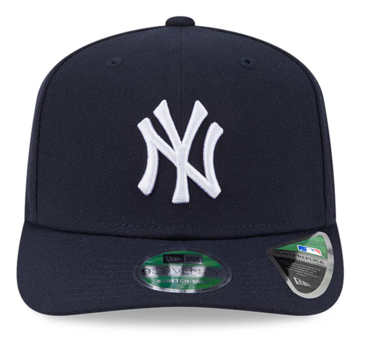 New York Yankes Navy New Era Player Replica 9SEVENTY Stretch Snap Adjustable Hat Official Team Hat Sports Fan Cap