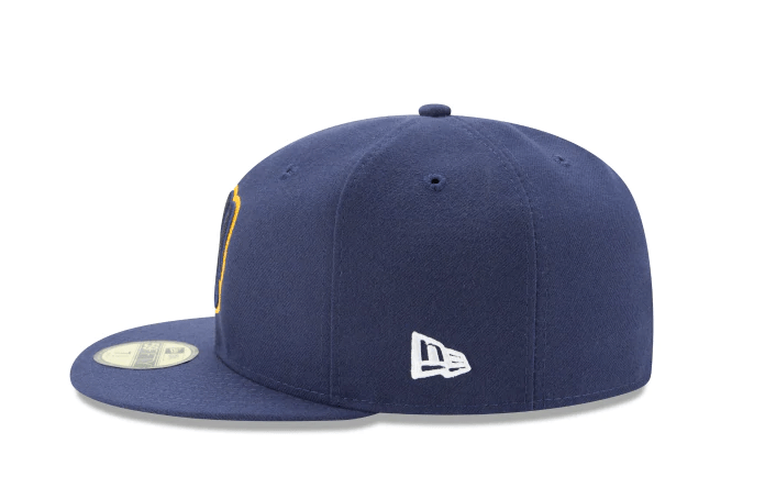 Milwaukee Brewers Authentic Collection 59Fifty Fitted Alt 2 Hat Official Team Hat Sports Fan Cap