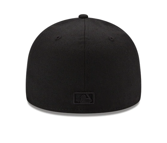 Los Angeles Dodgers Tonal Black On Black 59Fifty Fitted Hat Official Team Hat Sports Fan Cap
