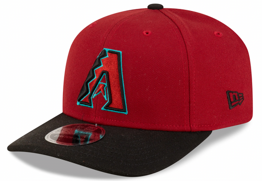 Arizona Diamondbacks Red New Era Player Replica 9SEVENTY Stretch Snap Adjustable Hat Official Team Hat Sports Fan Cap
