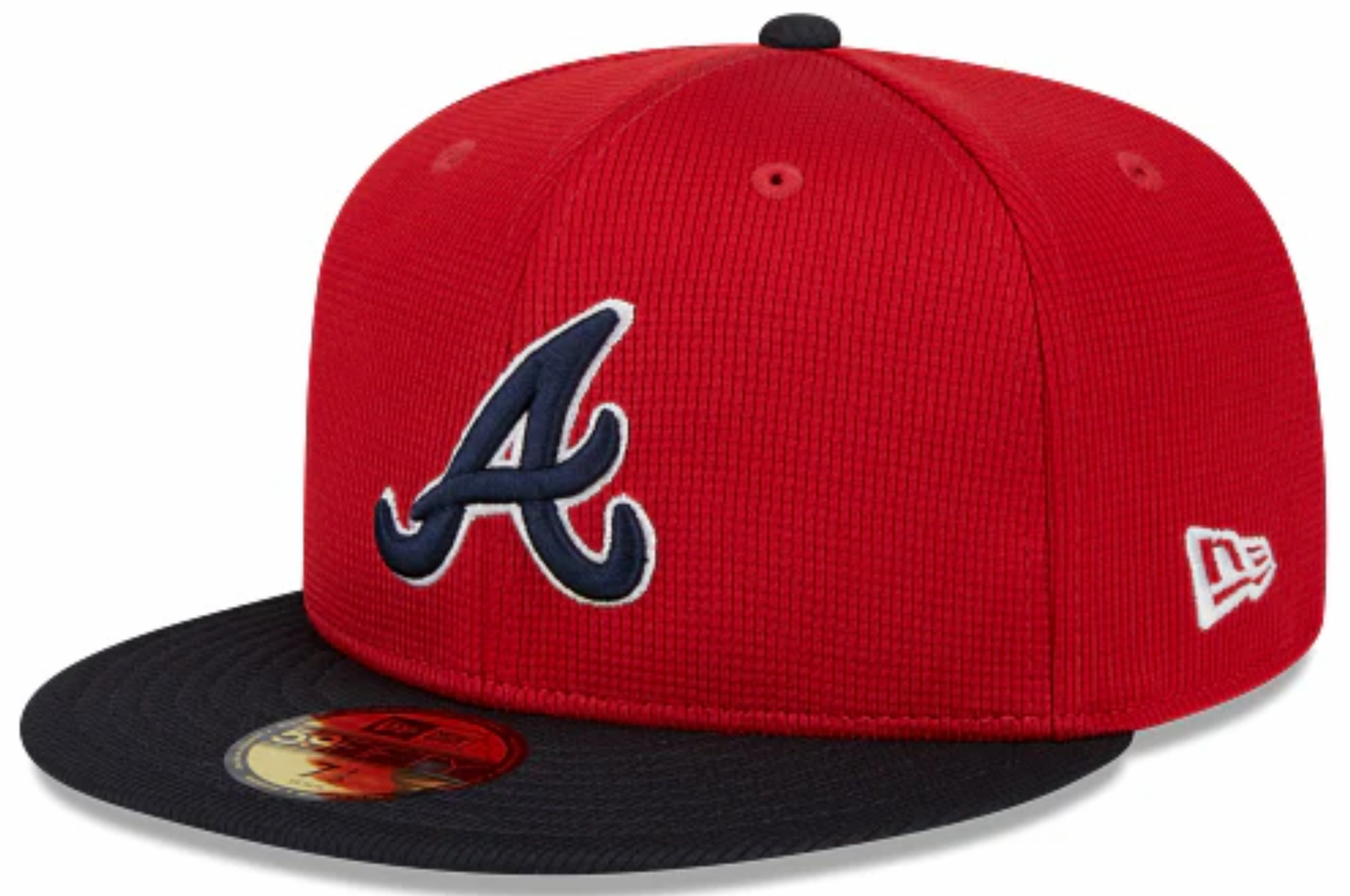 Atlanta Braves New Era Red/Navy 2025 Spring Training 59FIFTY Fitted Hat Official Team Hat Sports Fan Cap