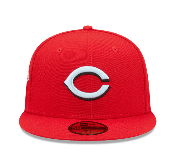 Cincinnati Reds Classic 1990 World Series Red New Era 59Fifty Fitted Hat Official Team Hat Sports Fan Cap