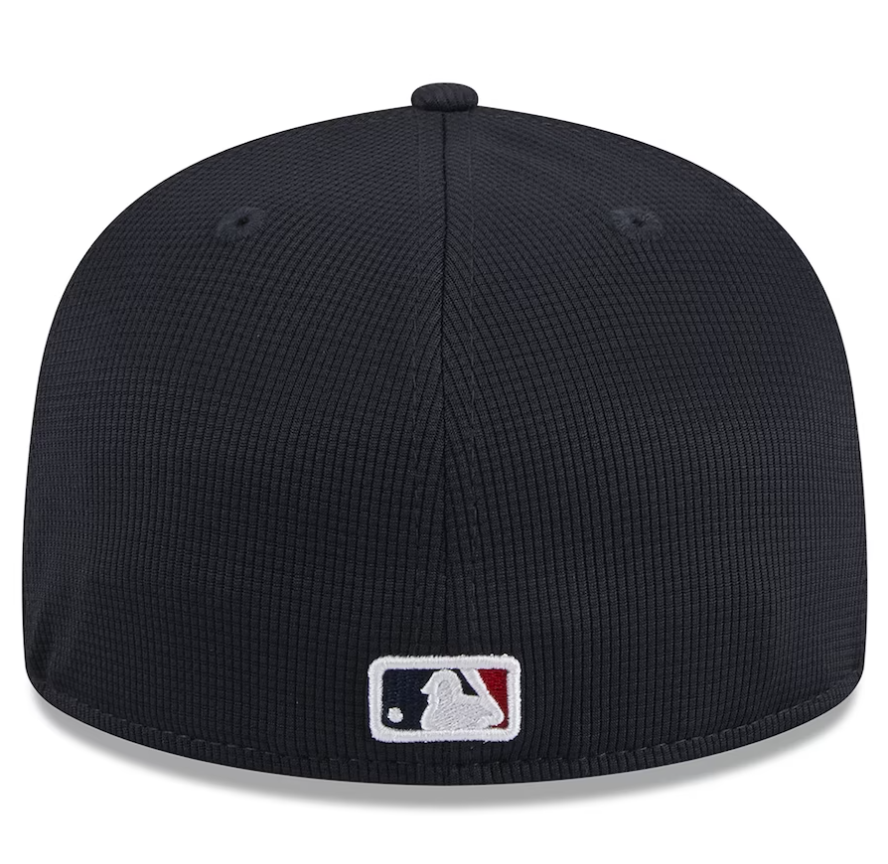 Men's Atlanta Braves New Era White 2024 Batting Practice 59FIFTY Fitted Hat Official Team Hat Sports Fan Cap