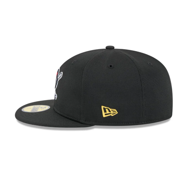 Pittsburgh Pirates New Era Black 2025 Spring Training 59FIFTY Fitted Hat Official Team Hat Sports Fan Cap