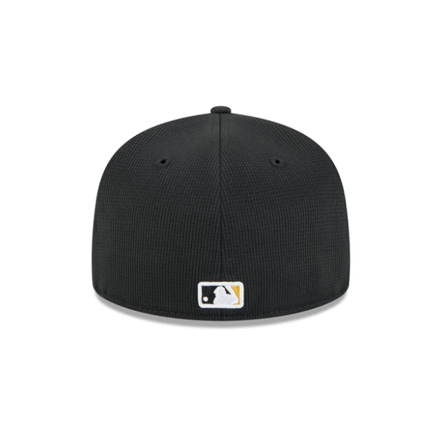 Pittsburgh Pirates New Era Black 2025 Spring Training 59FIFTY Fitted Hat Official Team Hat Sports Fan Cap