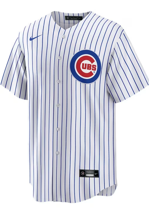 NIKE Men's Chicago Cubs Pete Crow-Armstrong #4 White Home Replica Jersey Official Team Jersey Sports Fan Apparel