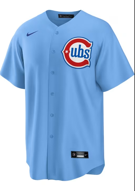 Men's Shota Imanaga #18 Chicago Cubs Nike Light Blue 2nd Alternate Replica Jersey Official Team Jersey Sports Fan Apparel