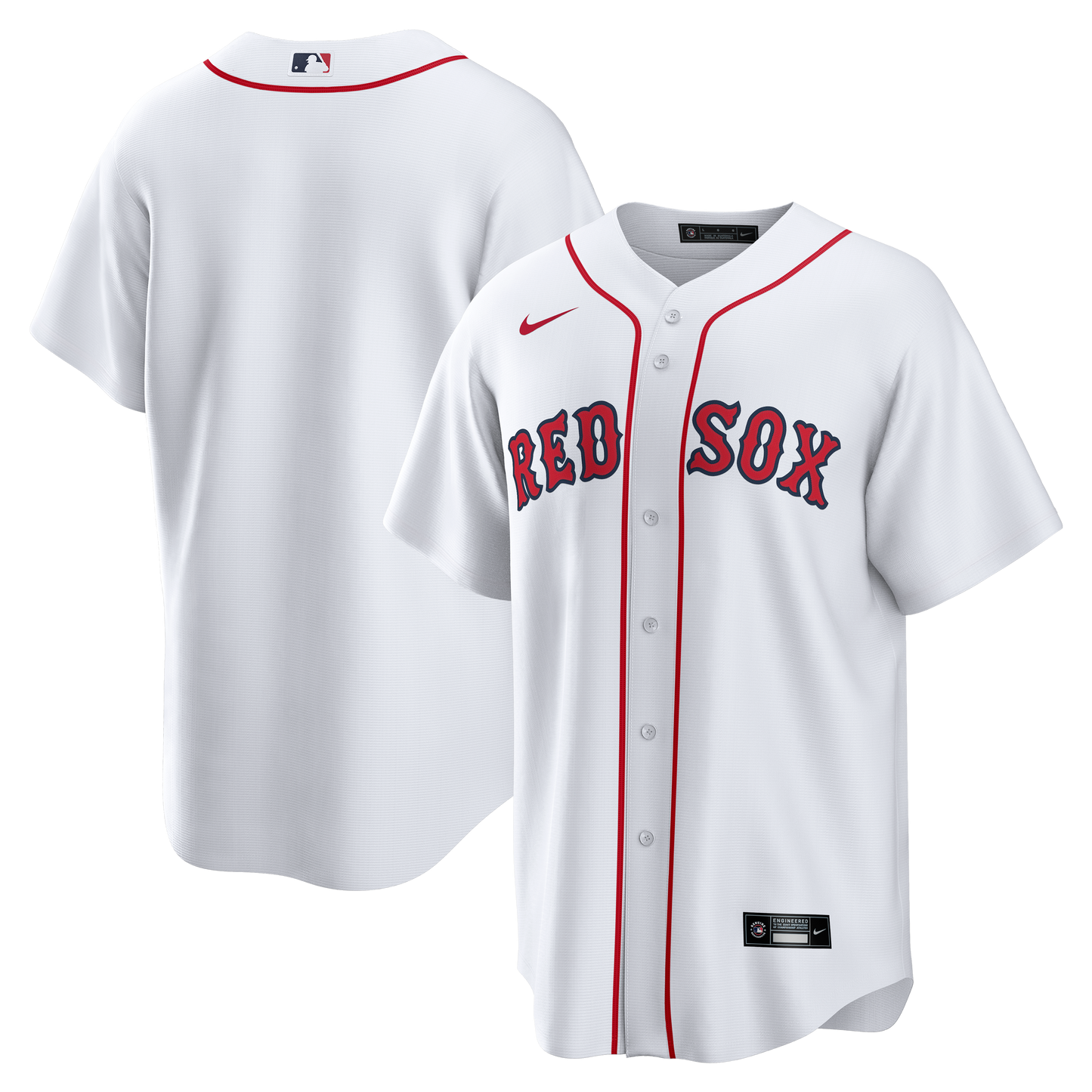 Men's Boston Red Sox Nike White Home Replica Team Jersey Official Team Jersey Sports Fan Apparel