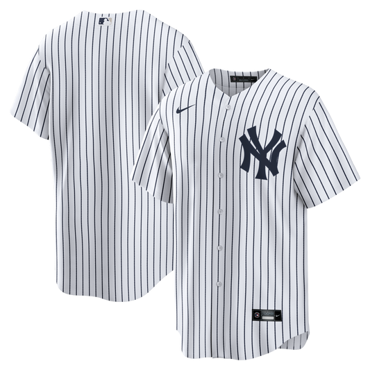 Men's New York Yankees Nike White Home Replica Blank Team Jersey Official Team Jersey Sports Fan Apparel
