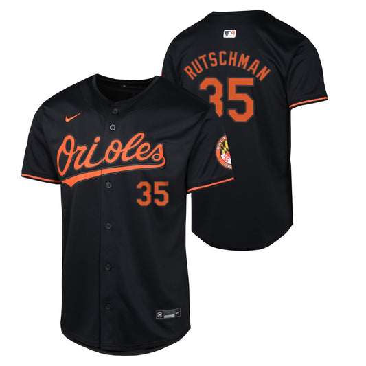 Youth Adley Rutschman NIKE Black Alternate Limited Replica Jersey Official Team Jersey Sports Fan Apparel