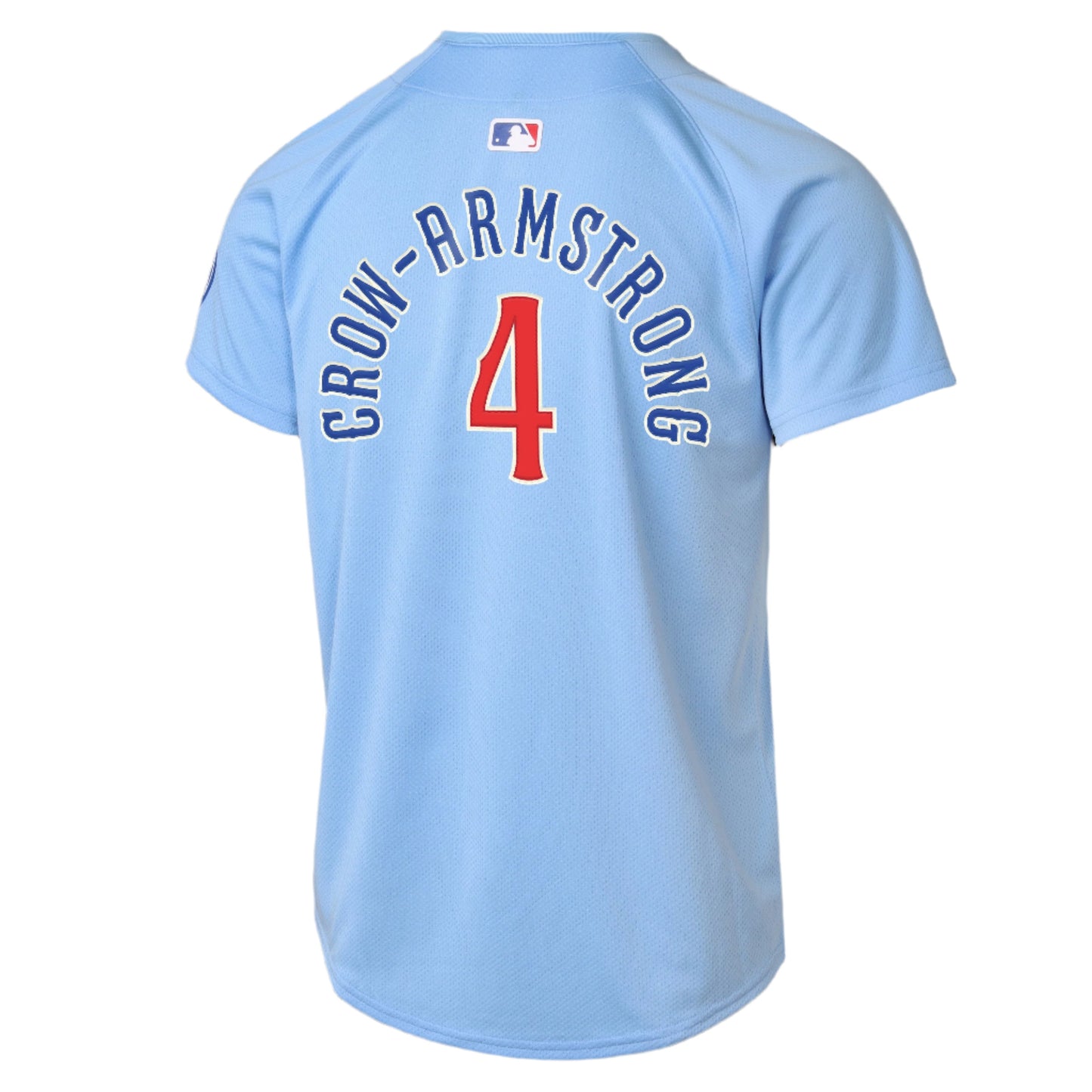 NIKE Youth Chicago Cubs Pete Crow-Armstrong Light Blue 2nd Alternate Limited Replica Jersey Official Team Jersey Sports Fan Apparel