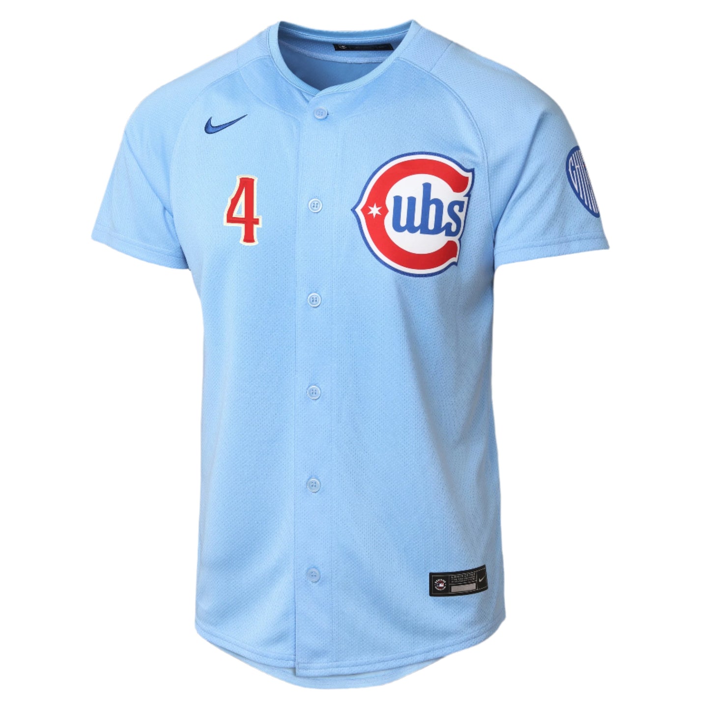 NIKE Youth Chicago Cubs Pete Crow-Armstrong Light Blue 2nd Alternate Limited Replica Jersey Official Team Jersey Sports Fan Apparel