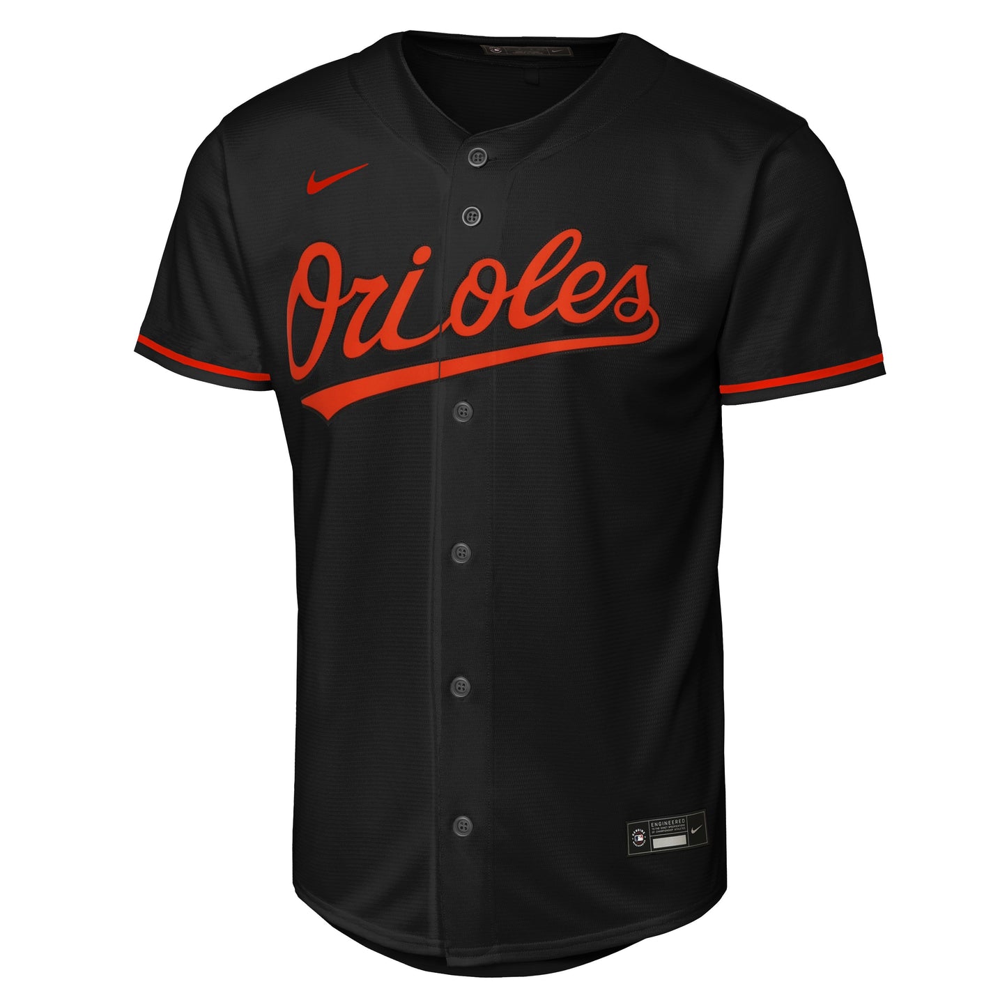 NIKE Youth Baltimore Orioles Gunnar Henderson Black Alternate Replica Jersey Official Team Jersey Sports Fan Apparel
