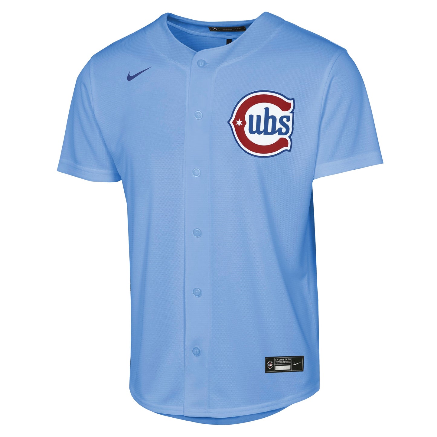 Youth Chicago Cubs Alex Bregman Alternate 2 NIKE Baseline Powder Blue Replica Jersey Official Team Jersey Sports Fan Apparel