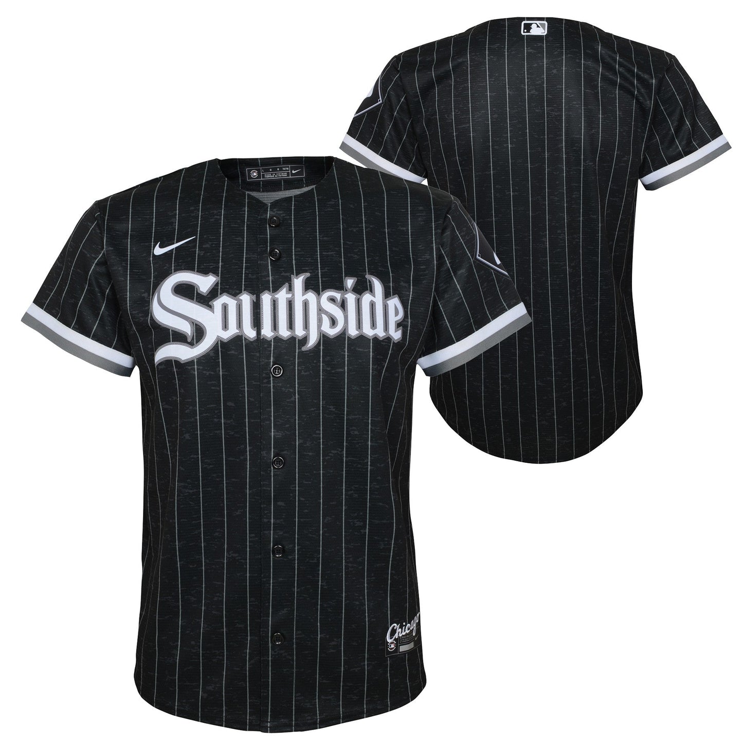 Youth Chicago White Sox Nike Black City Connect Replica Jersey Official Team Jersey Sports Fan Apparel