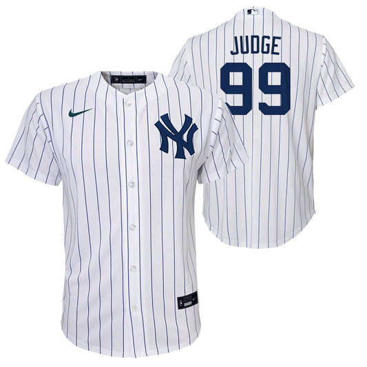 Youth Aaron Judge New York Yankees White Home Replica Player Jersey Official Team Jersey Sports Fan Apparel
