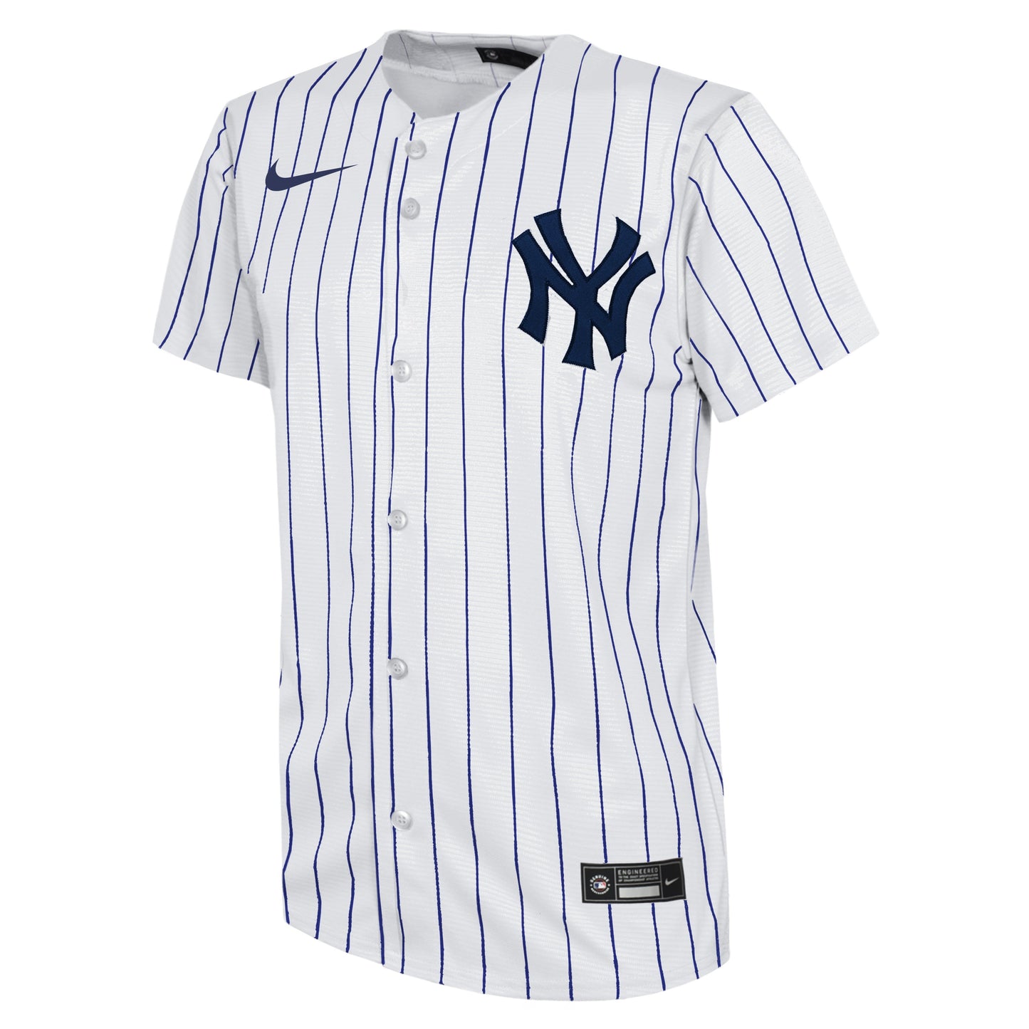 Youth New York Yankees White Home Game Blank Nike Replica Jersey Official Team Jersey Sports Fan Apparel