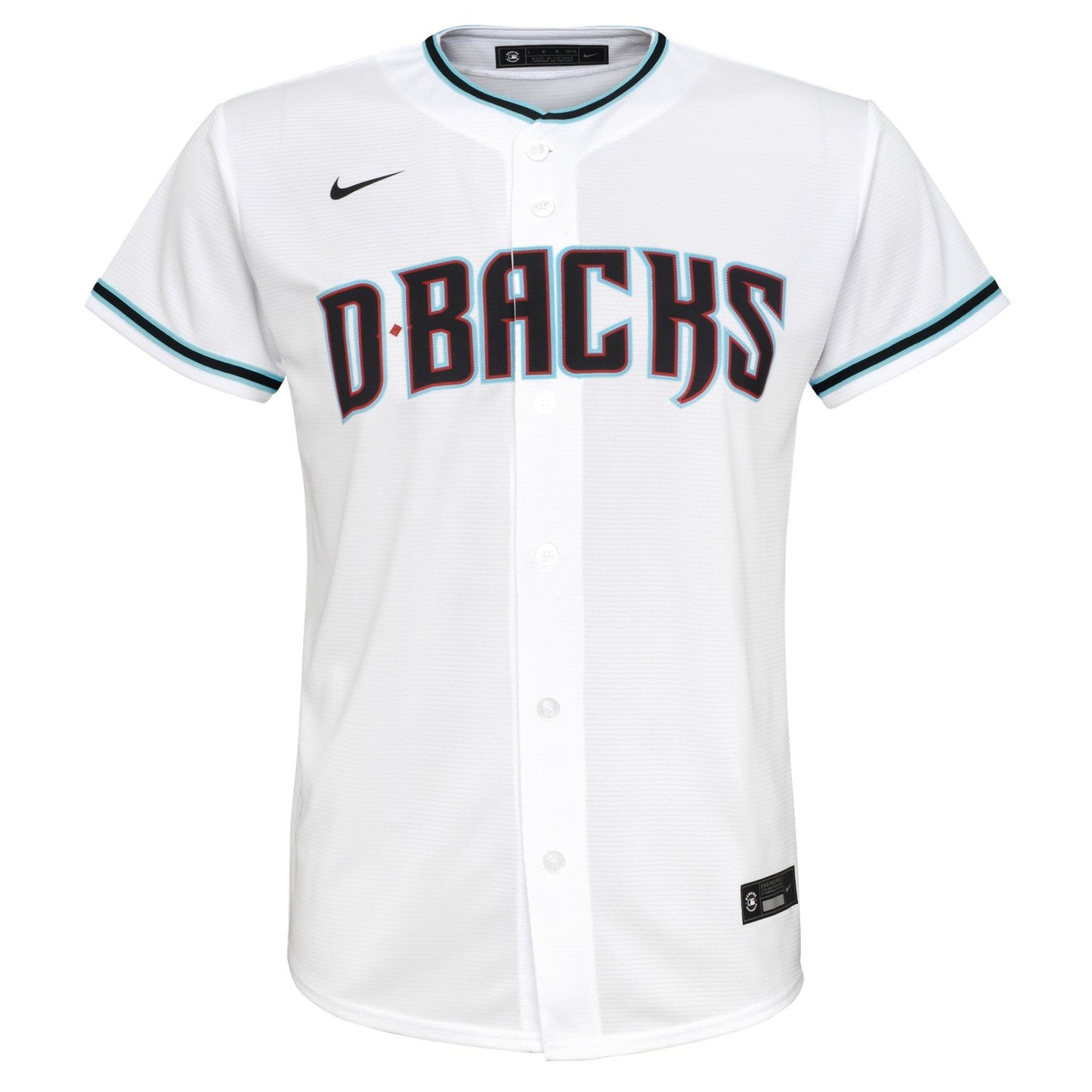 Youth Corbin Carroll Arizona Diamondbacks White Home Replica NIKE Screen Print Jersey Official Team Jersey Sports Fan Apparel