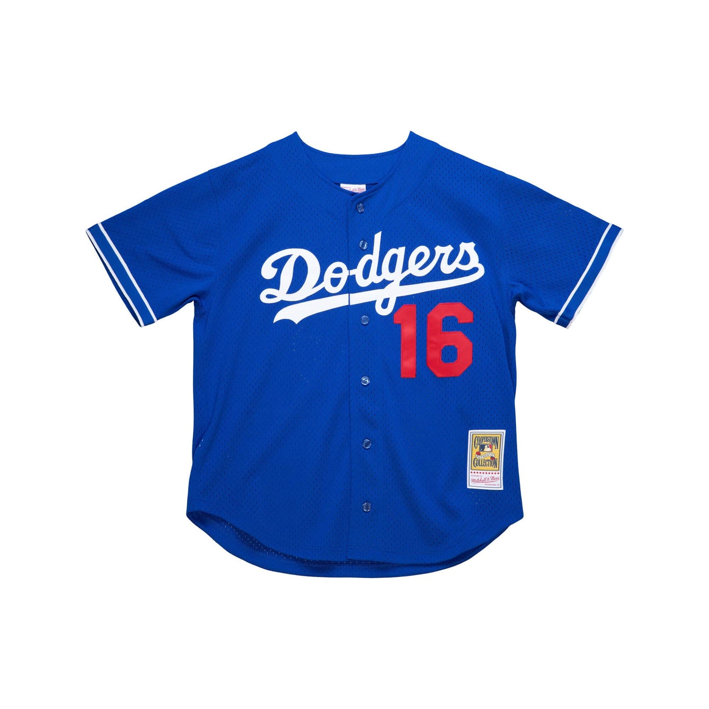 Men's Los Angeles Dodgers Hideo Nomo Mitchell & Ness Royal Cooperstown Collection Mesh Batting Practice Jersey Official Team Jersey Sports Fan Apparel