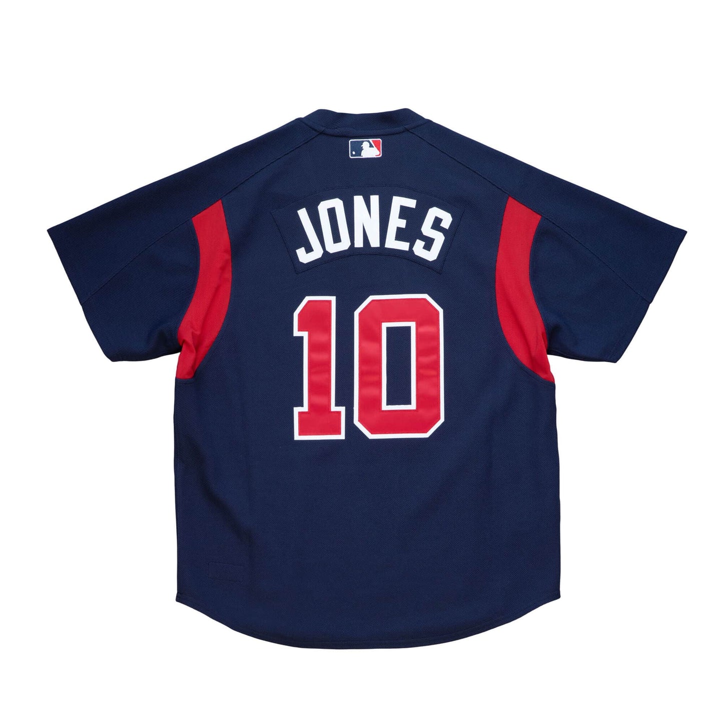 Men's Atlanta Braves Chipper Jones 2003 Mitchell & Ness Navy Cooperstown Batting Practice Jersey Official Team Jersey Sports Fan Apparel