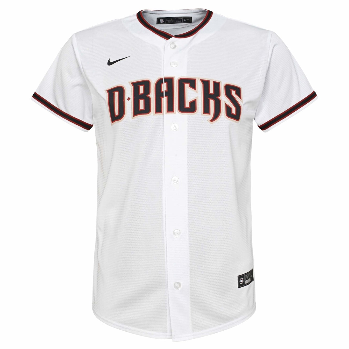 Youth Nike Arizona Diamondbacks Home White Replica Jersey Official Team Jersey Sports Fan Apparel