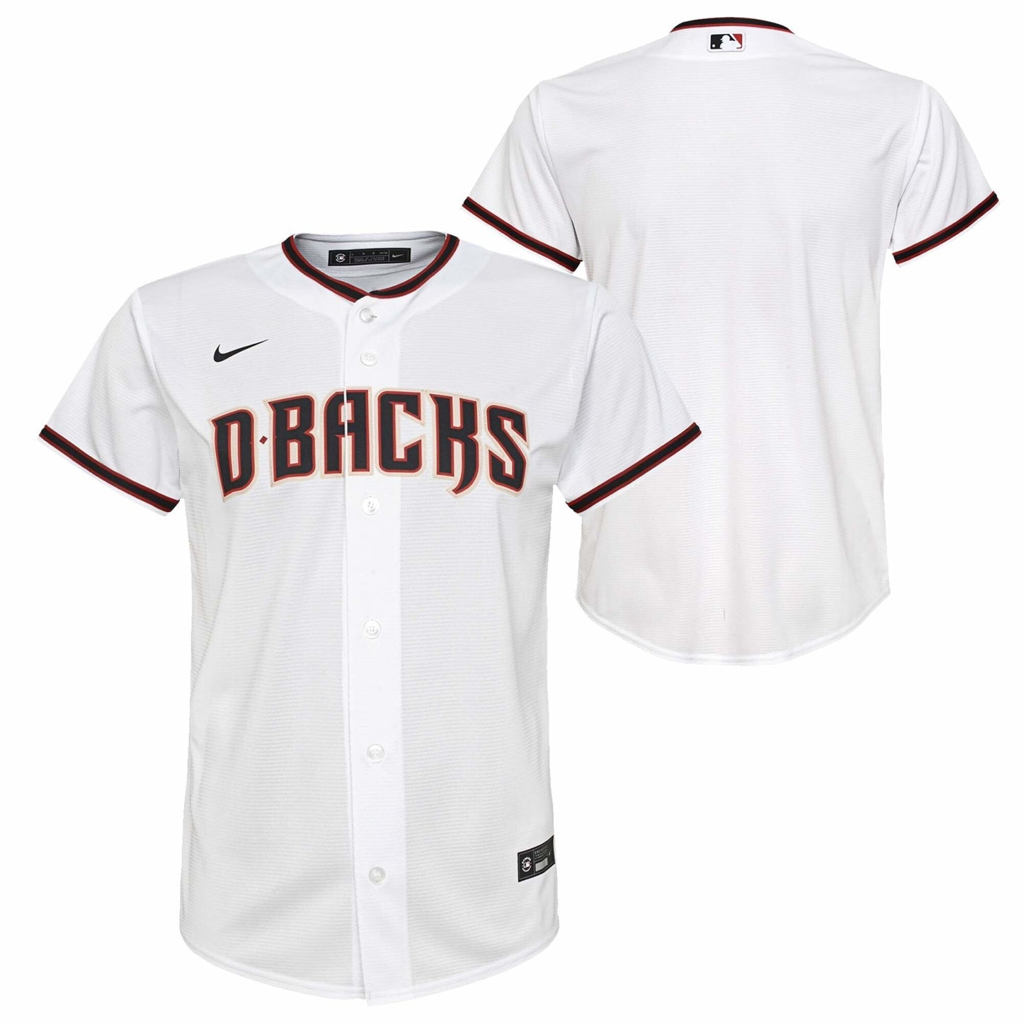 Youth Nike Arizona Diamondbacks Home White Replica Jersey Official Team Jersey Sports Fan Apparel