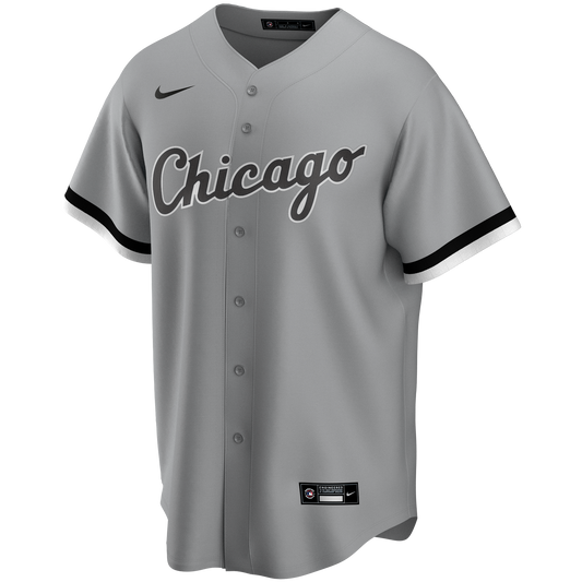 Men's Chicago White Sox Nike Gray Road Replica Team Jersey Official Team Jersey Sports Fan Apparel