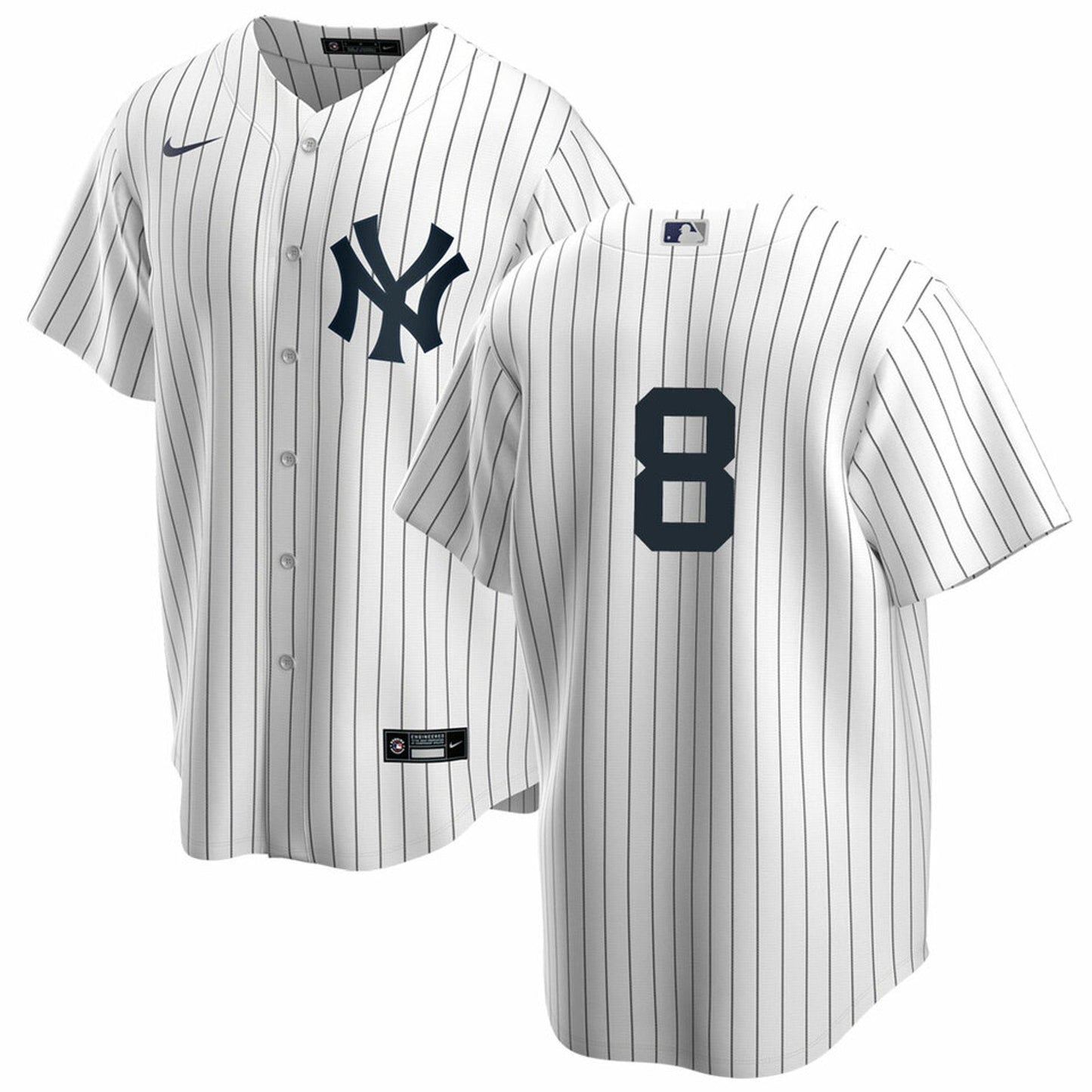 Men's Nike Yogi Berra #8 White New York Yankees Home Official Replica Player Jersey Official Team Jersey Sports Fan Apparel