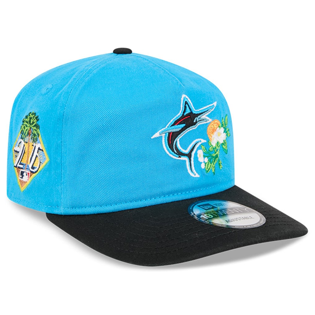Miami Marlins MLB 19Twenty Spring Training New Era Blue/Black Official Team Hat Sports Fan Cap