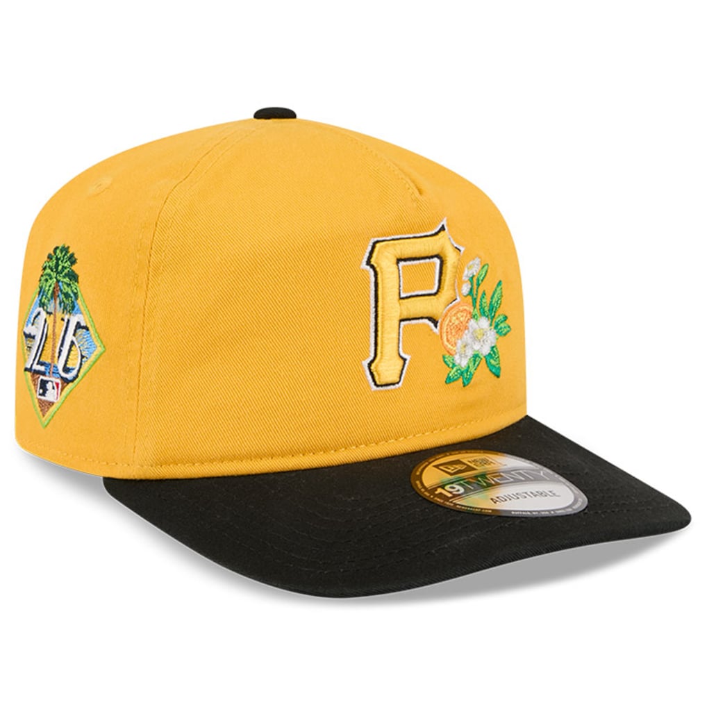 Pittsburgh Pirates MLB 19Twenty Spring Training New Era Yellow/Black Official Team Hat Sports Fan Cap