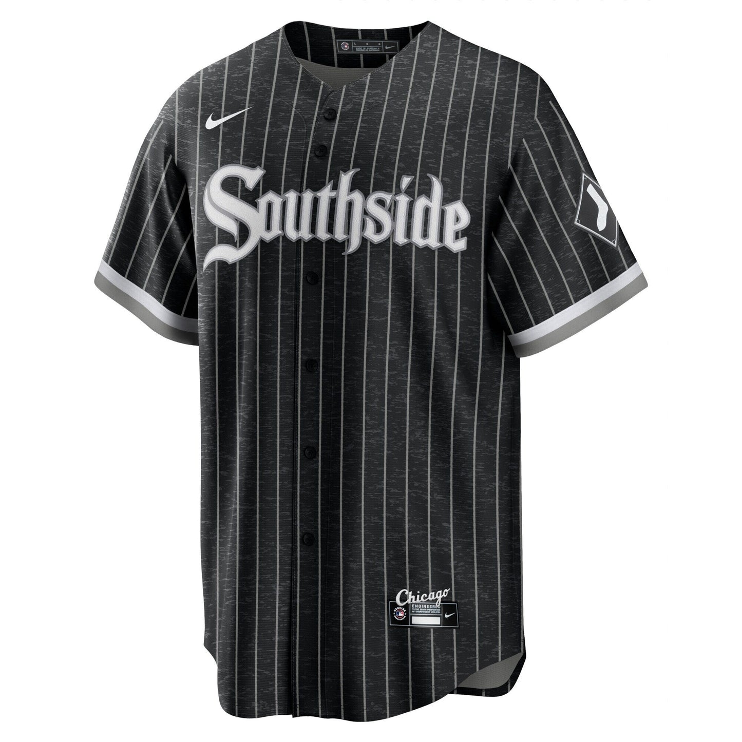 Men's Chicago White Sox Nike Black Southside City Connect Replica Jersey Official Team Jersey Sports Fan Apparel