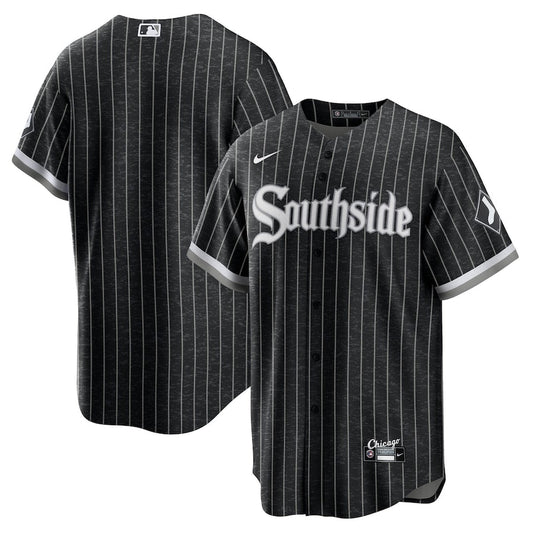 Men's Chicago White Sox Nike Black Southside City Connect Replica Jersey Official Team Jersey Sports Fan Apparel