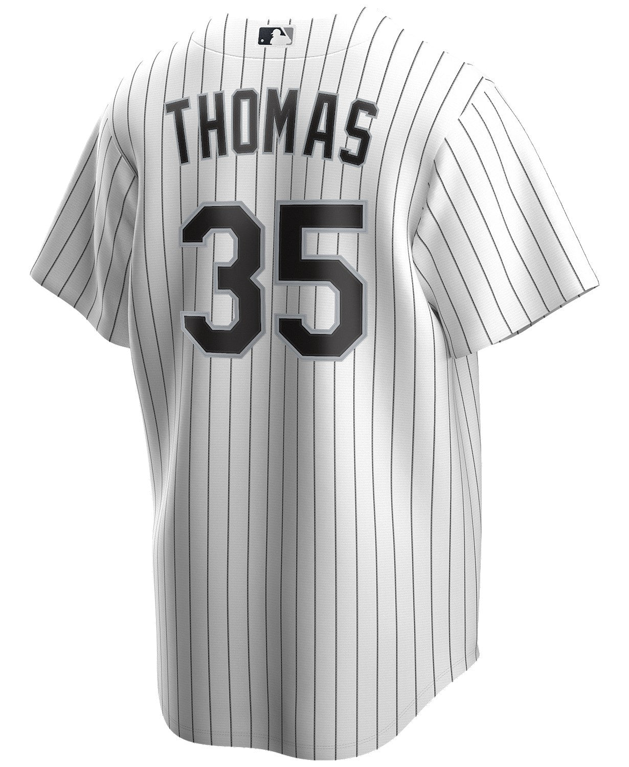 NIKE Men's Frank Thomas Chicago White Sox White Home Premium Twill Replica Jersey Official Team Jersey Sports Fan Apparel