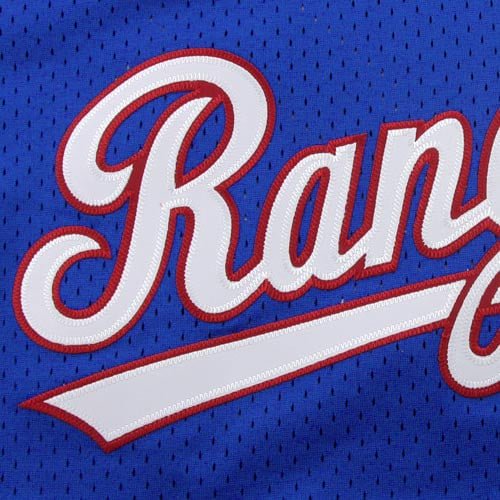 Men's Mitchell & Ness Nolan Ryan Royal Texas Rangers 1989 Authentic Cooperstown Collection Mesh Batting Practice Jersey Official Team Jersey Sports Fan Apparel