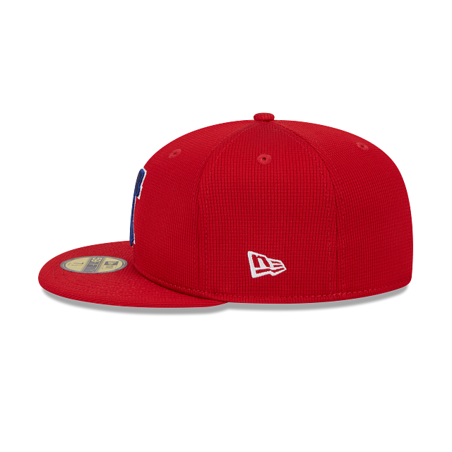 Philadelphia Phillies New Era Red 2025 Spring Training 59FIFTY Fitted Hat Official Team Hat Sports Fan Cap