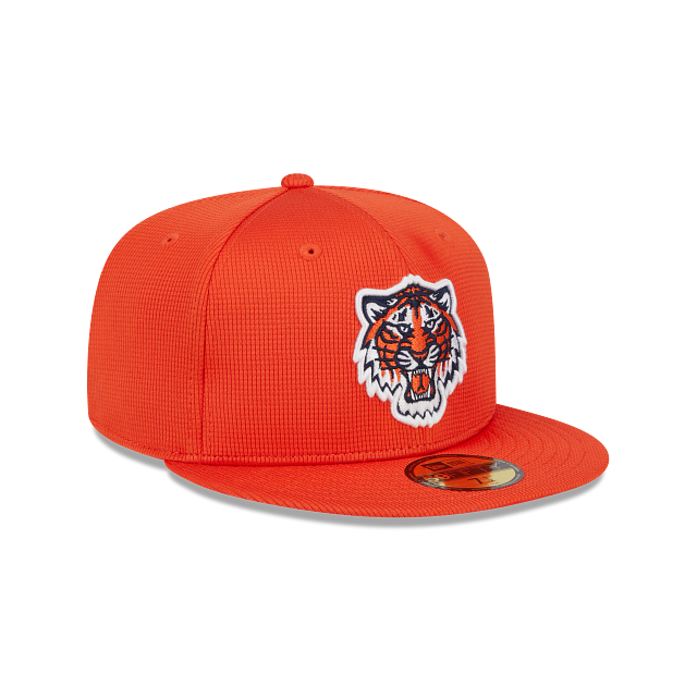 Detroit Tigers New Era Orange 2025 Spring Training 59FIFTY Fitted Hat Official Team Hat Sports Fan Cap