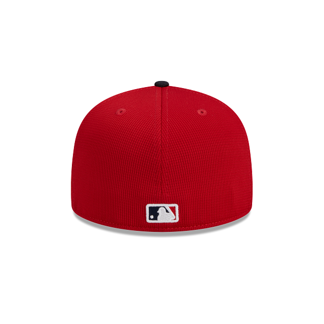 Atlanta Braves New Era Red/Navy 2025 Spring Training 59FIFTY Fitted Hat Official Team Hat Sports Fan Cap