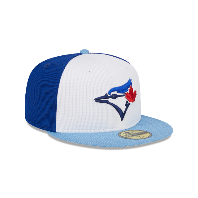 Toronto Blue Jays New Era White/Blue 2024 Spring Training 59FIFTY Fitted Hat Official Team Hat Sports Fan Cap